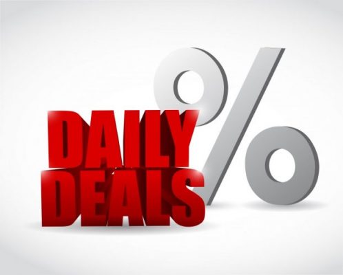 daily deals percentage sign illustration design daily deal
